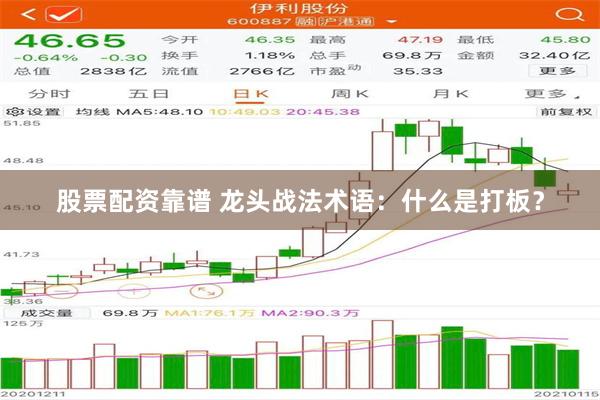 股票配资靠谱 龙头战法术语：什么是打板？